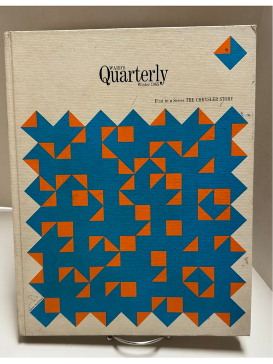 Ward's Other - Vintage WARDS QUARTERLY Winter 1965 #1 First Series CHRYSLER STORY Book Magazine